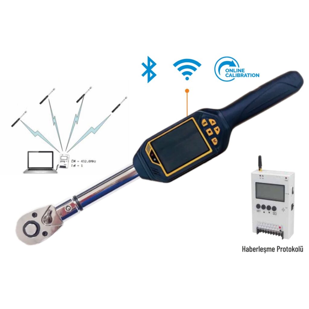 DSBW T30 Wireless (Haberleşmeli) Dijital Tork Ölçüm Cihazı 1.5 -30Nm