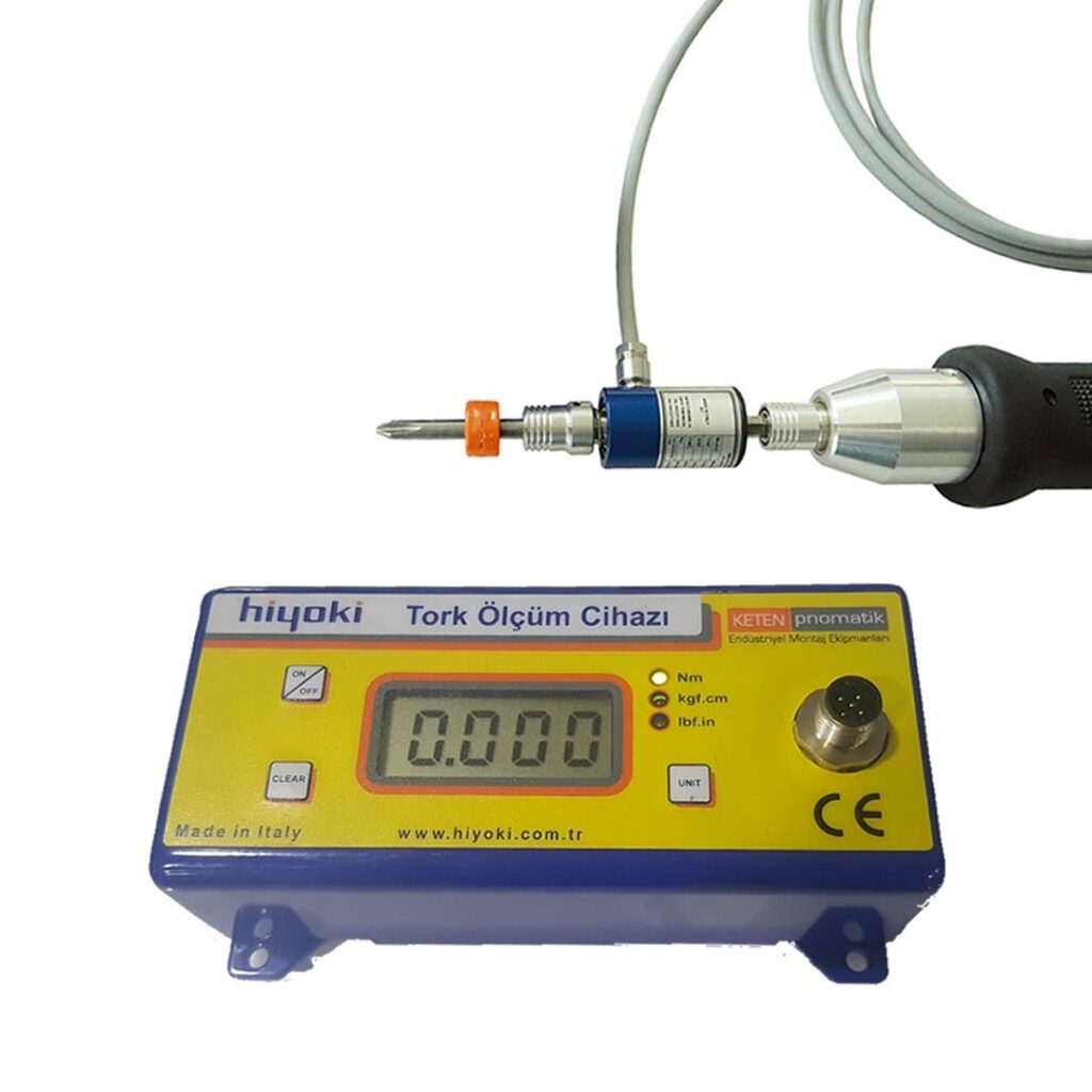 HİYOKİ HY-T25 Transducer Torkmetre Kapasite 0,20 -25,00 Nm
