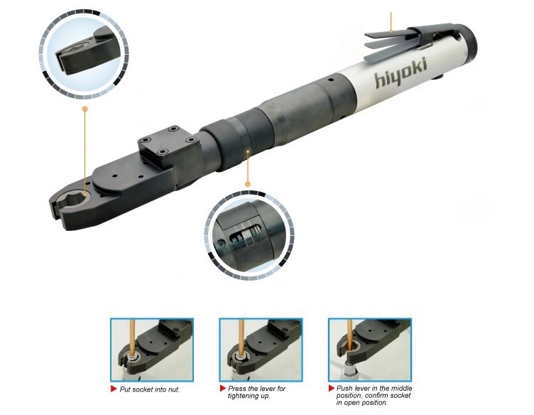 HİYOKİ TR-5601-68 AÇIK AĞIZLI HAVALI BORU REKORU SIKMA TABANCASI 6-34NM