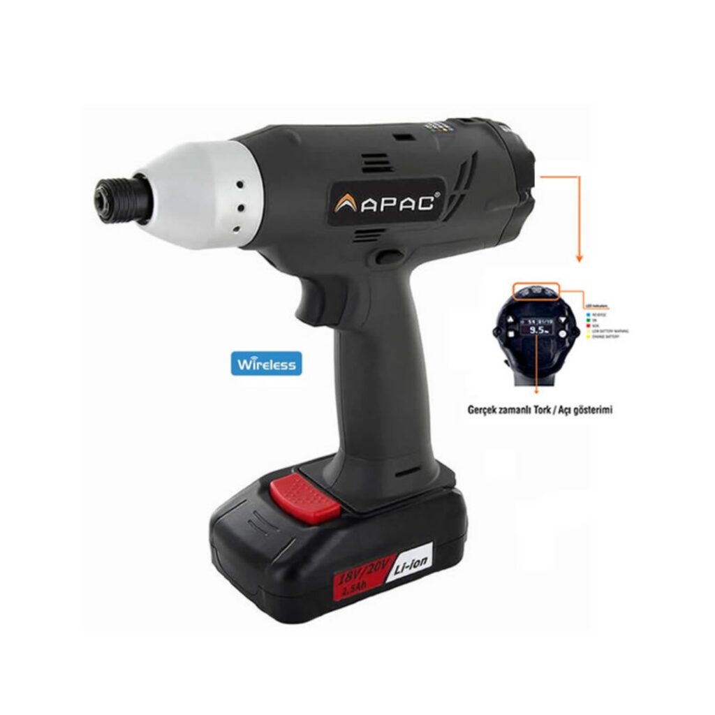 APAC F17-M1505 1/4” TORK 2-8NM DEVİR 180-1200 RPM